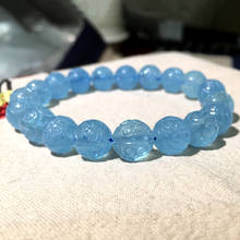 Fine JoursNeige Light Blue Ocean Natural Stone Bracelet Return Pattern Beads Bracelets for Women Fresh Crystal Bracelet Jewelry 2024 - buy cheap