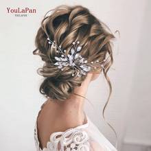 YouLaPan HP103-1 wedding hair accessories pearl bride headband pearl wedding headpieces for bride Bridal pins wedding clips 2024 - купить недорого