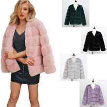 Lanshifei F0018 Winter Fashion Ladies Short Fur Jacket China Faux Fur Coat Fall Leisure Soft Cut Fur Jacket Lady Fake Fur Coat 2024 - buy cheap