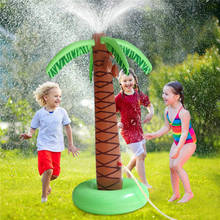 Sprinkler de água inflável coco palmeira verão brinquedos inflados crianças piscina jardim sandbeach decorações festa diversão tslm1 2024 - compre barato
