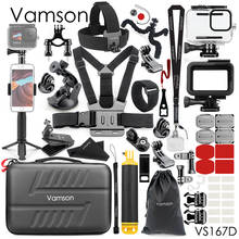 Vamson for Gopro 10 9 Large Accessory Package Headband Chest Belt Helmet Belt Waterproof Housing Case Knapsack Clip for Go Pro 9 2024 - buy cheap