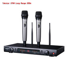 Recommendend Long range 500m UHF Hands holding wireless microphone X7HH Color black 200 channels UHF broadband segment design 2024 - buy cheap
