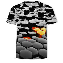 2019 New summer 3D T-shirt For Men Women Tshirts Fashion Summer Casual Tees Funny Geometric harajuku t shirt Cute Costume tops 2024 - buy cheap
