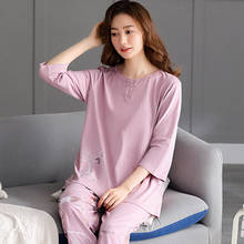 Large Size XXXL Women Pajamas Sets Soft Nightwear Spring Summer Modal Cotton Pyjamas Animal Print Sleepwear Female Pijamas Muje 2024 - buy cheap