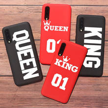 Cute Gifts queen king Couple phone case for Samsung A50 A70 A30 S10 S9 S8 Plus S7 Edge A6 plus A9 A7 2018 Soft TPU Silicone Case 2024 - buy cheap