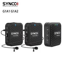 SYNCO G1(A2) 2,4 GHz-inalámbrico-micrófono-sistema Compatible con Smartphone, portátil, DSLR, tableta, videocámara, grabadora 2024 - compra barato