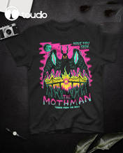 Have You Seen The Mothman Terror From The Skies T-Shirt Black Cotton Size S-3XL 2024 - buy cheap