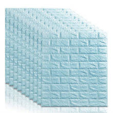 3d tijolo adesivo auto-adesivo diy espuma à prova dwaterproof água papel de parede para sala de cozinha teto fundo da parede decalques 2024 - compre barato