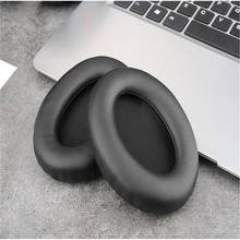 Esponja de couro almofadas de ouvido coxim capas para sony wh 1000 xm3 fone ouvido macio earpads caso capa acessórios peças 2024 - compre barato