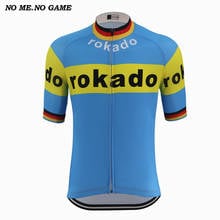 Retro cycling Jersey Men Tops Summer Racing Cycling Clothing Ropa Ciclismo Short Sleeve MTB Bike Jersey Shirt 2024 - buy cheap