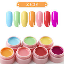 Гель-краска для дизайна ногтей, Радужная, УФ-светодиодная, набор гель-лаков для ногтей 2024 - купить недорого