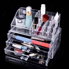 Cosmetic Organizer 2-Layer Drawers Storage Box Acrilico Desk Jewelry Organizer Acrylic Makeup Organizer Arrangement 2024 - buy cheap