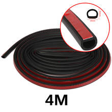 4M D-shape Car Rubber Seal Sound Insulation Car Door Sealing Strip Weather Strip For Engine Hood Car Boot 2024 - buy cheap