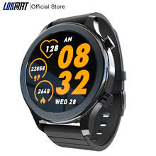 LOKMAT-reloj inteligente para hombre y mujer, pulsera con Bluetooth, llamadas, frecuencia cardíaca, monitor, Fitness seguidor, para iOS y Android 2024 - compra barato