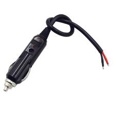 12v/24v universal automotivo aparelhos elétricos cigarro isqueiro plug com luz indicadora 10a fusível acessórios do carro para dentro 2024 - compre barato