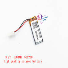 1 litro bateria de polímero de lítio 501230 3.7v 150mah bt150 bluetooth headset 3.7v 2024 - compre barato