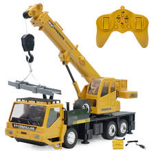 RC Crane Truck Construction vehicle toy Simulation Engineering Vehicle With Lighting Music Crane Truck RC Car Toys for Children 2024 - buy cheap