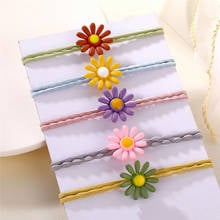 Lovely Flower Princess Headwear Baby Headdress Girls Women Daisy Hair Accessories Kids Elastic Hair Bands Children Hair Ropes 2024 - buy cheap