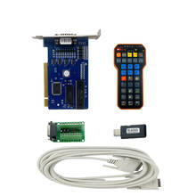 ¡Oferta! Kit de controlador de máquina de corte de grabado CNC 5.4.49 Ncstudio tarjeta de Control + XHC WHB02 mango remoto inalámbrico USB 2024 - compra barato