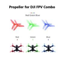Multicolor Propeller for DJI FPV Combo Drone Replacement Flight Props Black Blade Wing Fans Blue Red Green Spare Parts Accessory 2024 - buy cheap