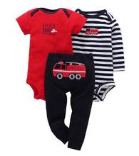 Комбинезон для новорожденных; костюм для малышей; хлопковый комбинезон с длинными рукавами + штаны; Модная одежда для младенцев 2024 - купить недорого