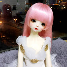 1/3 1/4 1/6 1/8 reta estilo rosa cabelo de alta temperatura fio bjd peruca para boneca brinquedo 2024 - compre barato