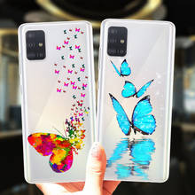 Cute Beautiful Butterfly Case For Samsung A52 A72 A51 A71 A50 A70 A02 A12 A42 A32 A31 A21S A41 A40 A30 A20 A11 Silicone Cover 2024 - buy cheap