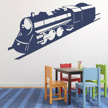 Railway Train Wall Sticker Transport Car Wallpaper Vinyl Window Decals Kids Bedroom Nursery Interior Decoration Creative Q086 2024 - buy cheap