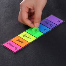 7 Color Flags Index Tabs Sticky Notes Writable Labels Page Marker Bookmarks Text Highlighter Strips For School Office-25 x 45 mm 2024 - buy cheap