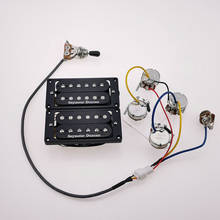 Звукосниматели для гитары, звукосниматели для электрогитары Zebra 4C с жгутом проводов 2023 - купить недорого