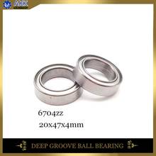 6704ZZ Bearing 20*27*4 mm ( 10 PCS ) ABEC-1 Slim Thin Section 61704ZZ Ball Bearings 6704 Z ZZ 2024 - buy cheap