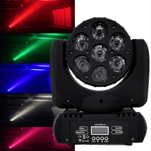 LED Beam Moving Head Light  7x20W/12x12w /36x4W RGBW 4in1 9/16 Dmx Channels For Dj Disco Lights Stage Lighting Effects 2024 - buy cheap