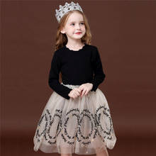 COSPOT/платье для маленьких девочек детское весеннее длинное платье Одежда для маленьких девочек платья трапециевидной формы для девочек платье принцессы для девочек, 2020 г., новая мода, 30 2024 - купить недорого