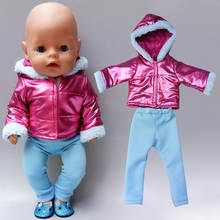 Baby new born Doll Clothes coat pants 18 inch american generation Doll Clothes winter jacket doll toys outfit 2024 - buy cheap