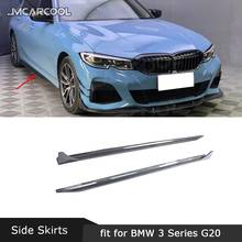 3 unids/set de fibra de carbono parachoques delantero labio divisores de Spoiler para BMW serie 5 G30 G31 G38 deporte 2017 de 2018 de 2019 protector de parachoques 2024 - compra barato