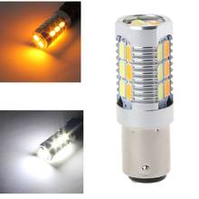 Bombillas de luz LED para coche, lámpara de doble Color, 1157, 50W, 5630, blanco, amarillo, novedad, 1 ud. 2024 - compra barato