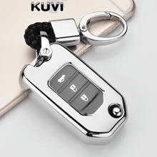 TPU key case cover Key case protective shell For Honda Civic CR-V HR-V Accord Jade Crider Odyssey 2015- 2018 Remote Protector 2024 - buy cheap