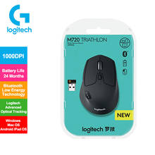 Logitech M720 2.4GHz Wireless Mouse with 1000dpi Unifying Dual Mode Multi-Device Logitech Advanced Optical Tracking Mice Mouse 2024 - buy cheap