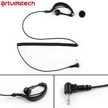 Artudatech-fone de ouvido acústico artudatech, 1 peça com tubo acústico discreto de 3.5mm, walkie talkie, fone de ouvido para mp3, mp4 2024 - compre barato