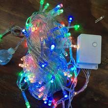 Colorful String Lights Home Corridor Escalator Lights Christmas Tree Decoration Lights Scene Decora LED String Lights Wholesale 2024 - buy cheap