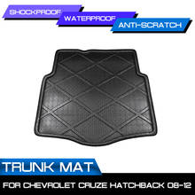 Estera para maletero de coche, alfombra de suelo impermeable, bandeja antibarro, revestimiento de carga para Chevrolet CRUZE Hatchback 2008-2012 2024 - compra barato