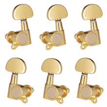 Guitar Sealed Tuning Pegs Semicircle Machine Head Tuners Replacement 2024 - buy cheap