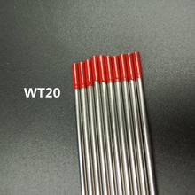 Electrodo de tungsteno rojo WT20, varilla Tig de 1,0mm, 1,6, 2,0, 2,4, 3,0, 3,2mm, 2%, 175 2024 - compra barato