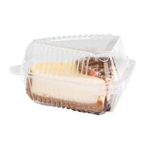 Caja de plástico para Tartas, recipiente transparente para Tartas, sándwich, Pizza, aperitivos y pastelería, 100 unidades 2024 - compra barato