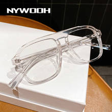 NYWOOH-Gafas de bloqueo de luz azul para hombre y mujer, marcos transparentes, Marco óptico clásico, lentes falsas para ordenador 2024 - compra barato
