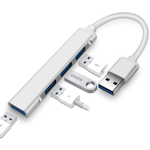 4 In 1 Mini USB hub 3.0 Splitter Speed at 5Gbps  With USB3.0*1+USB2.0*3  For Windows10/8/7 Vista XP Mac 10/4/6 2024 - buy cheap