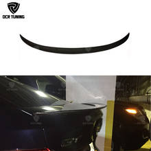 P Style Rear Wing Spoiler For BMW 5 Series GT Gran Turismo F07 Spoiler Carbon Fiber 535i 550i 520d 530d 535d  2014 - UP 2024 - buy cheap