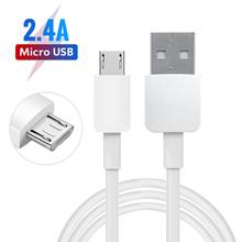 1 м кабель Micro USB для телефона Android зарядный кабель Micro USB зарядный провод шнур для Xiaomi Redmi 5 5Plus 6 6A S2 2024 - купить недорого