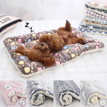 Pet Cat Dog Bed Thickened Soft Fleece Pad Blanket Winter Warm Bed Mat Cushion Home Portable Washable Rug Keep Warm S/M/L/XL 2024 - buy cheap
