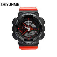 SHIYUNME Top Luxury Brand New Analog Digital Watch Men Army Military Sports Watches Male Waterproof Casual Dress Clock Shock 2024 - buy cheap
